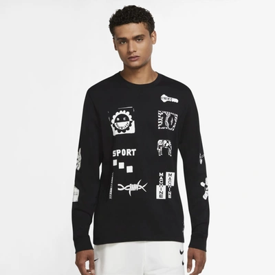 Nike Sportswear A.i.r. Machine Men's Long-sleeve T-shirt In Black | ModeSens