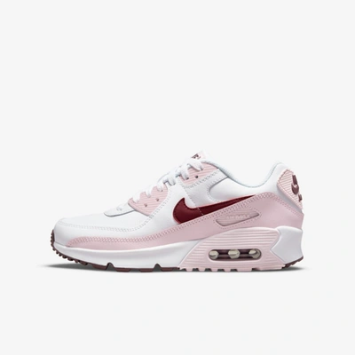 Shop Nike Air Max 90 Ltr Big Kids' Shoes In White