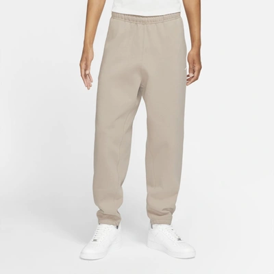 Shop Nike Lab Fleece Pants In Malt,white