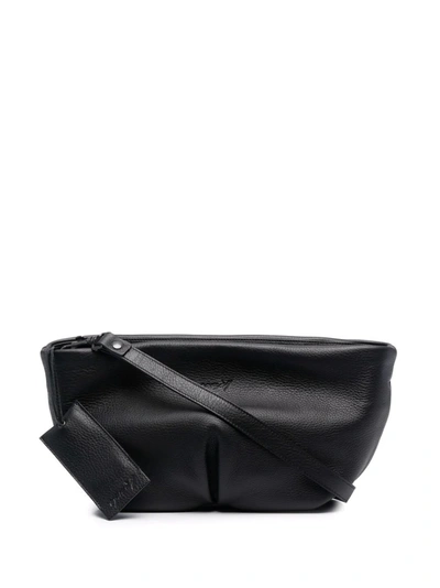 Shop Marsèll Spinone Leather Clutch Bag In Black