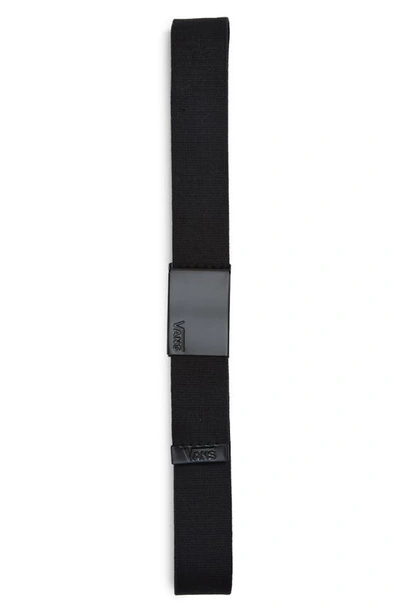 Shop Vans Vand Kids' Deppster Web Belt In Black