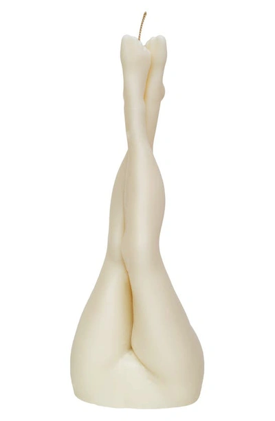 Shop Caiyu Candle Les Jambes Candle In White