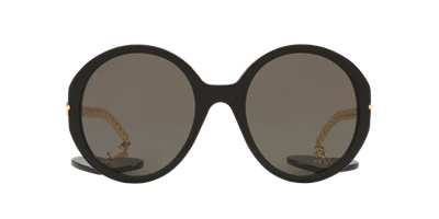 Shop Gucci Woman Sunglasses Gg0726s In Grey