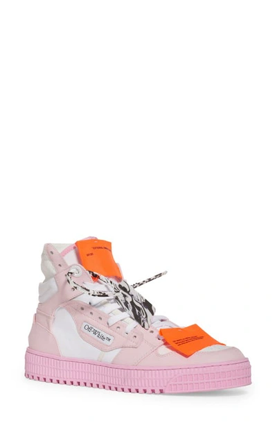 Shop Off-white Off Court 3.0 High Top Sneaker In White/ Pink