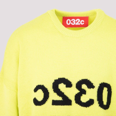 Shop 032c Selfie Pullover Sweater In Green