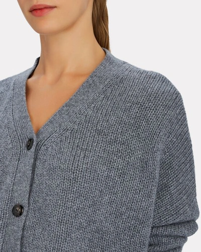 Shop Sablyn Elliot Cropped Cashmere Cardigan In Tornado