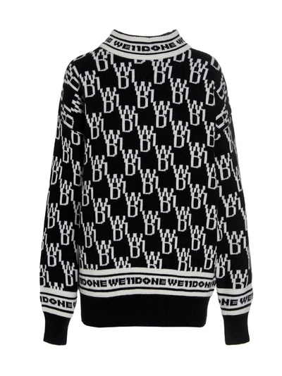 Shop We11 Done Sweater In Black & White