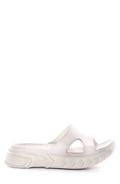 Shop Givenchy Marshmallow Slide Sandal In Cream