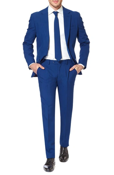 Opposuits 'navy Royale' Trim Fit Two-piece Suit With Tie In Navy