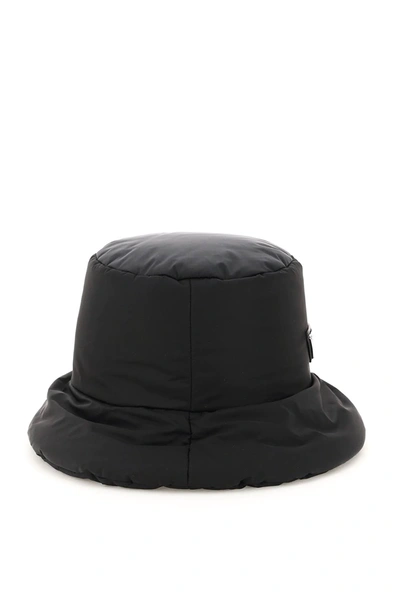 Shop Prada Bucket Hat In Padded Re-nylon In Black