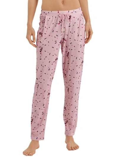 Shop Hanro Knit Pajama Pants In Blithe Petals