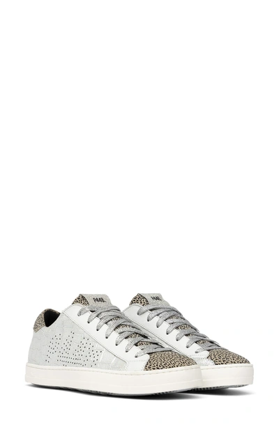 Shop P448 John Low Top Sneaker In Naicut Croco / Ocelot Print