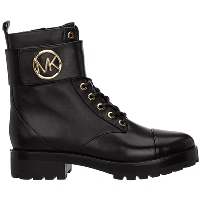 Oceaan wasmiddel Glad Michael Kors Women's Leather Ankle Boots Booties Tatum In Black | ModeSens