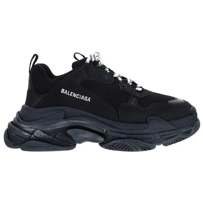 Balenciaga Men's Shoes Trainers Sneakers Triple S In Black | ModeSens