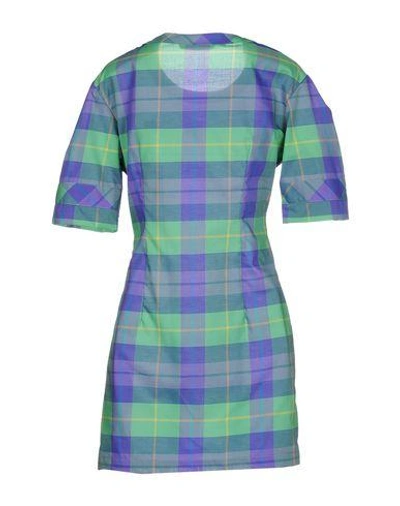 Shop Love Moschino Short Dress In Green