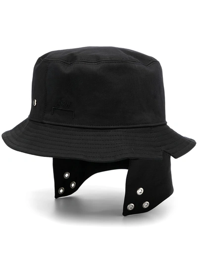 Shop A-cold-wall* Eyelet Bucket Hat In Black