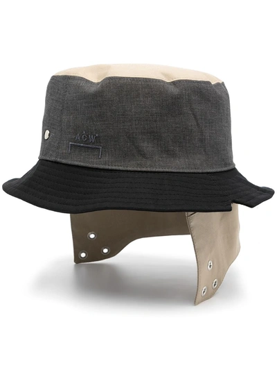 Shop A-cold-wall* Contrast Bucket Hat In Black