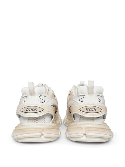 Shop Balenciaga Faded Track Sneaker White