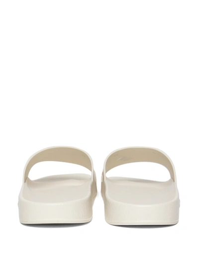 Shop Givenchy Tonal Logo Slide Sandal Cream White