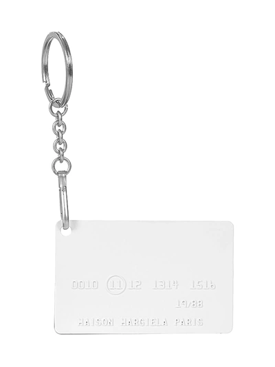 Shop Maison Margiela Keychains White