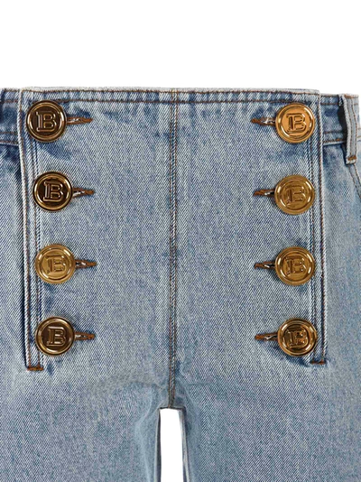 Shop Balmain Jeans Blue