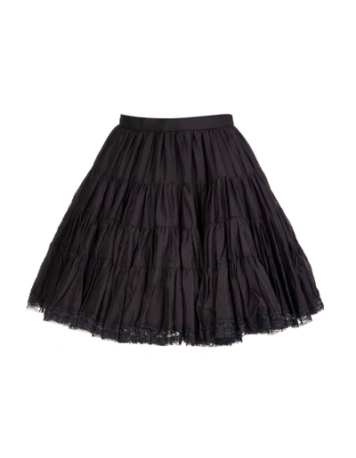 Shop Red Valentino Black Tutu Mini Skirt In Nero