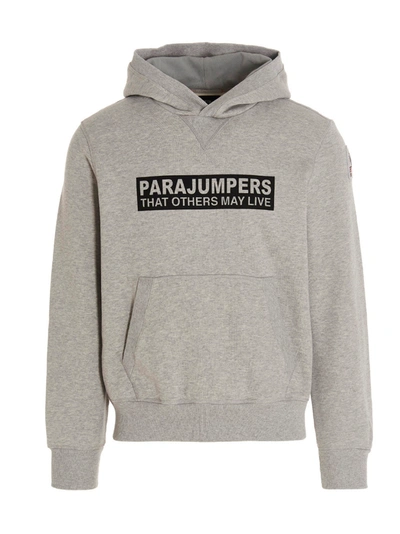 Shop Parajumpers Hoodie In Grey