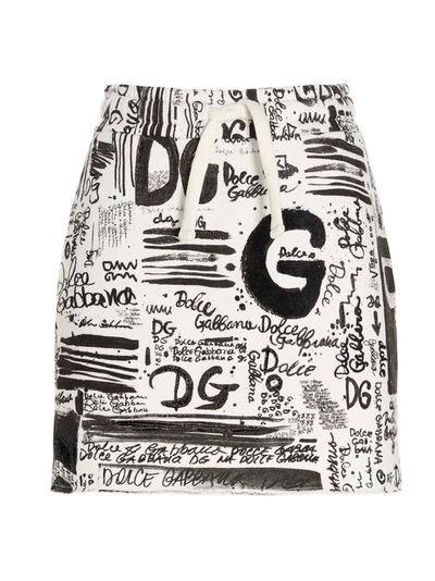 Shop Dolce & Gabbana Mini Skirt In Multicolor