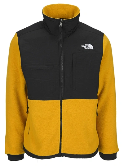 Shop The North Face North Face Denali Full Zip Fleece Jacket In Tan Black