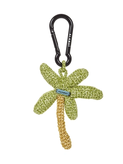 Alanui Palm Tree Keyring In Embassy Blue