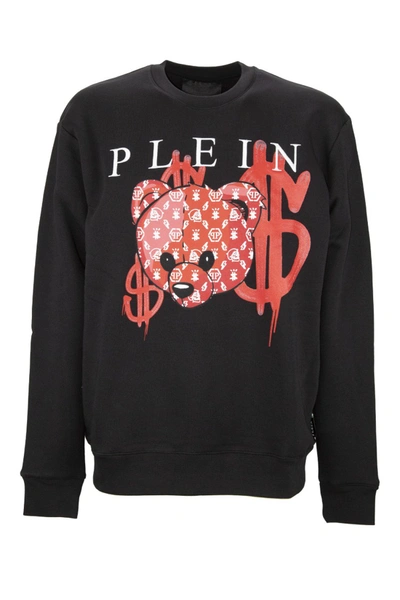 Shop Philipp Plein Teddy Bear-print Sweatshirt In Black