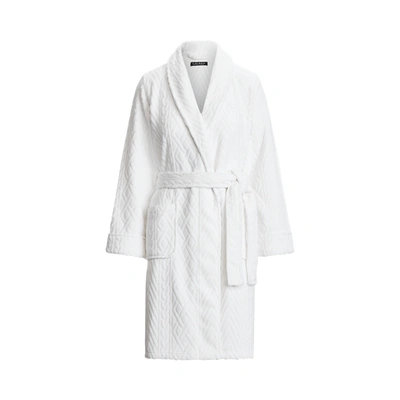 Shop Lauren Ralph Lauren Shawl Collar Robe In White
