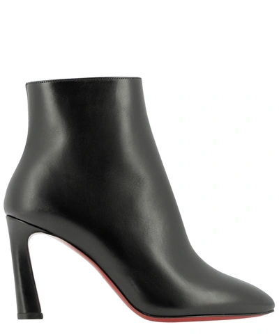 Christian Louboutin Eleonor 85 Leather Ankle Boots In Black | ModeSens