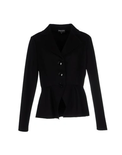 Emporio Armani Blazer In Black