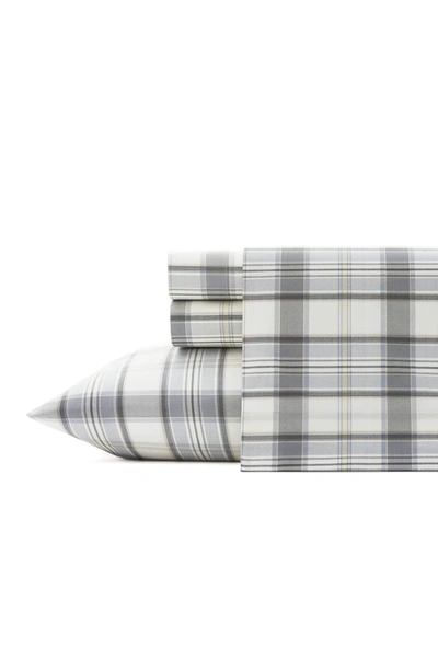 Eddie Bauer Chinook Plaid Open Sheet Set In Ivory