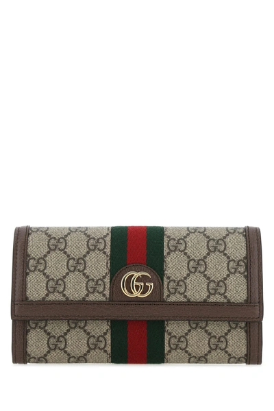 Shop Gucci Gg Supreme Fabric Wallet  Multicoloured  Donna Tu