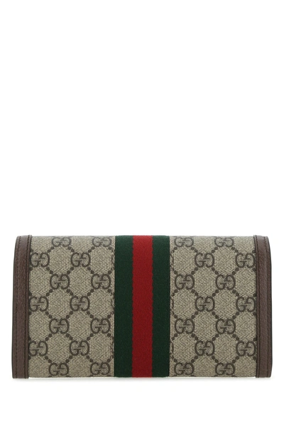 Shop Gucci Gg Supreme Fabric Wallet  Multicoloured  Donna Tu