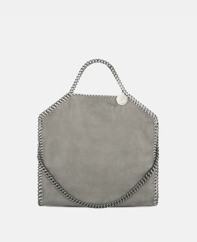 Shop Stella Mccartney Falabella Fold-over Tote Bag In Grey