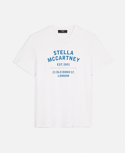Shop Stella Mccartney - 23 Obs Organic Cotton T-shirt In White