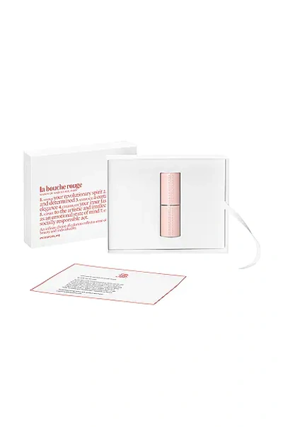 La Bouche Rouge Refillable Leather Case In Pink