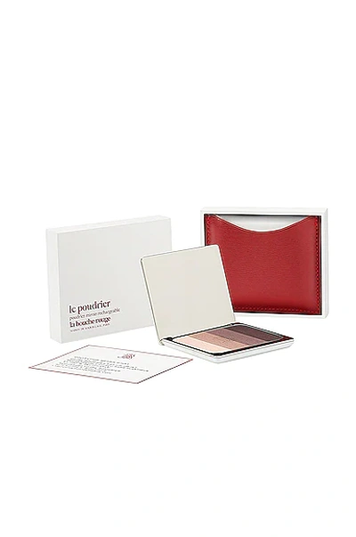 Shop La Bouche Rouge Les Ombres Aral Eye Shadow Set In Red