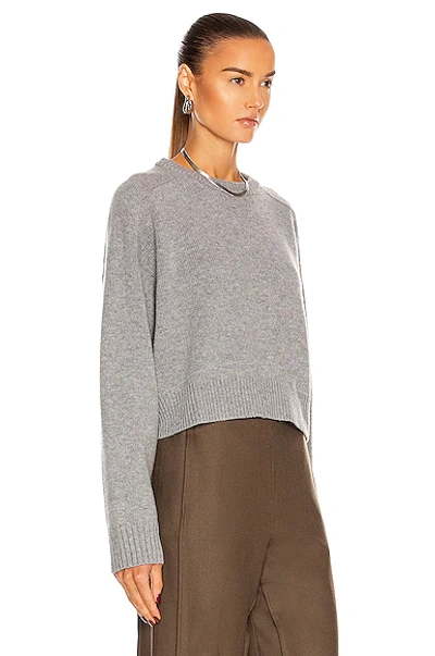 Shop Loulou Studio Bruzzi Sweater In Grey Melange