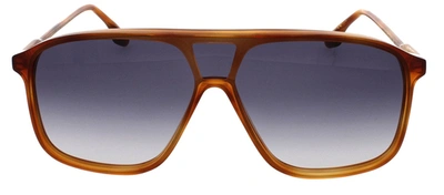 Shop Victoria Beckham Vb156s 221 Navigator Sunglasses In Blue