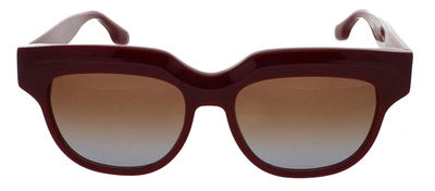 Shop Victoria Beckham Vb604s 604 Oval Sunglasses In Orange