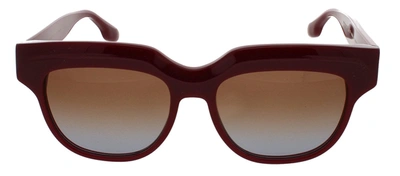 Victoria Beckham Wayfarer Sunglasses With Gradient Lenses In Orange