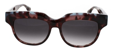 Shop Victoria Beckham Vb604s 511 Oval Sunglasses In Grey