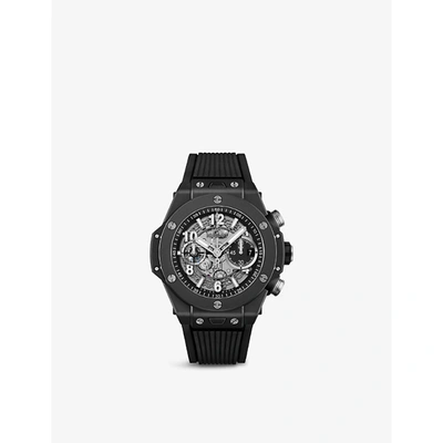 Shop Hublot Men's Black 421.ci.1170.rx Big Bang Unico 2 Titanium, Ceramic And Rubber Automatic Watch