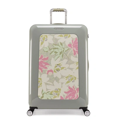Shop Ted Baker Take Flight Check-in Suitcase (79.5cm) In Green
