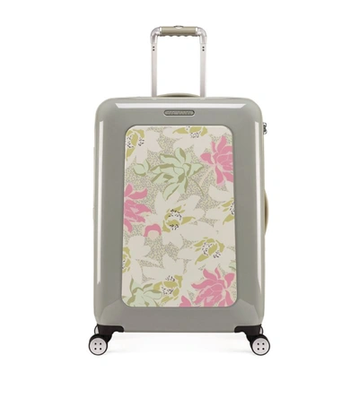 Shop Ted Baker Take Flight Check-in Suitcase (69.5cm) In Green