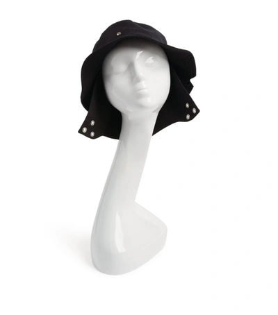 Shop A-cold-wall* Logo Bucket Hat In Black